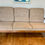 Miniatura: Vintage Oak Wood Sofa Settee Beige #D7