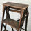 Miniature : Vintage Wooden Folding Ladder Shelf #504