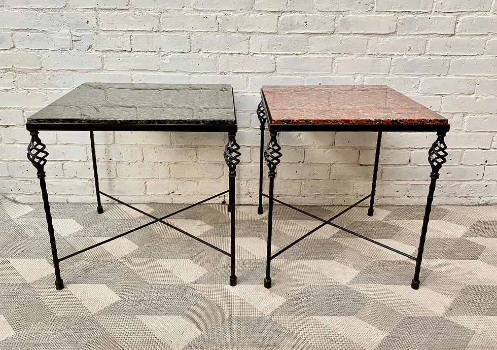 Miniature : Side Table Coffee Table Red Granite #909
