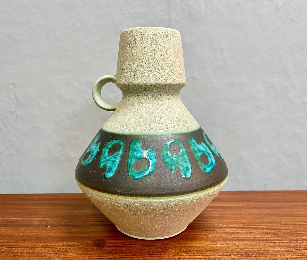 Miniatura: Vintage West German Vase 309/22 Grey and Blue