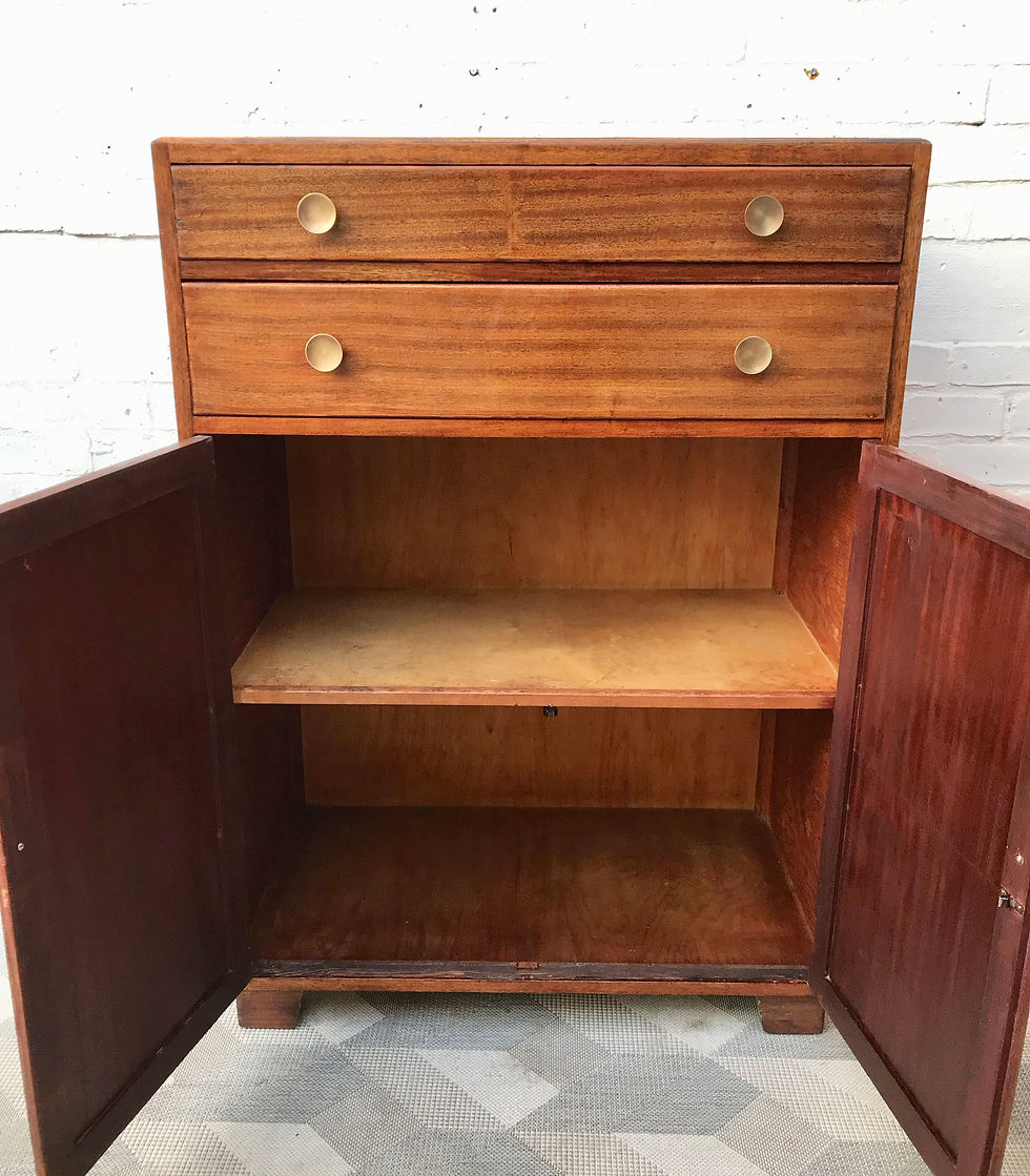 Thumbnail: Vintage Tallboy Drawers Bedroom Cupboard #905