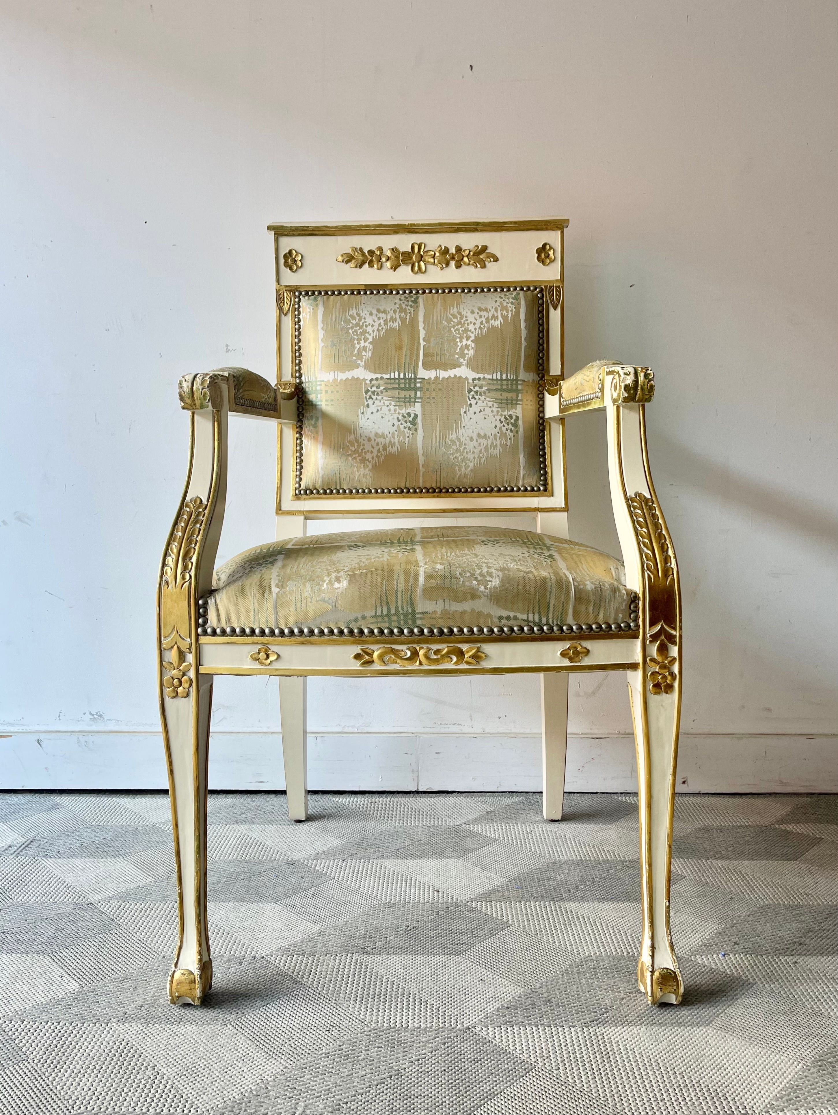 Vintage Neoclassical Style Chair