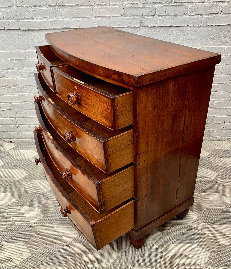 Miniature : Large Victorian Chest of Bedroom Drawers #977
