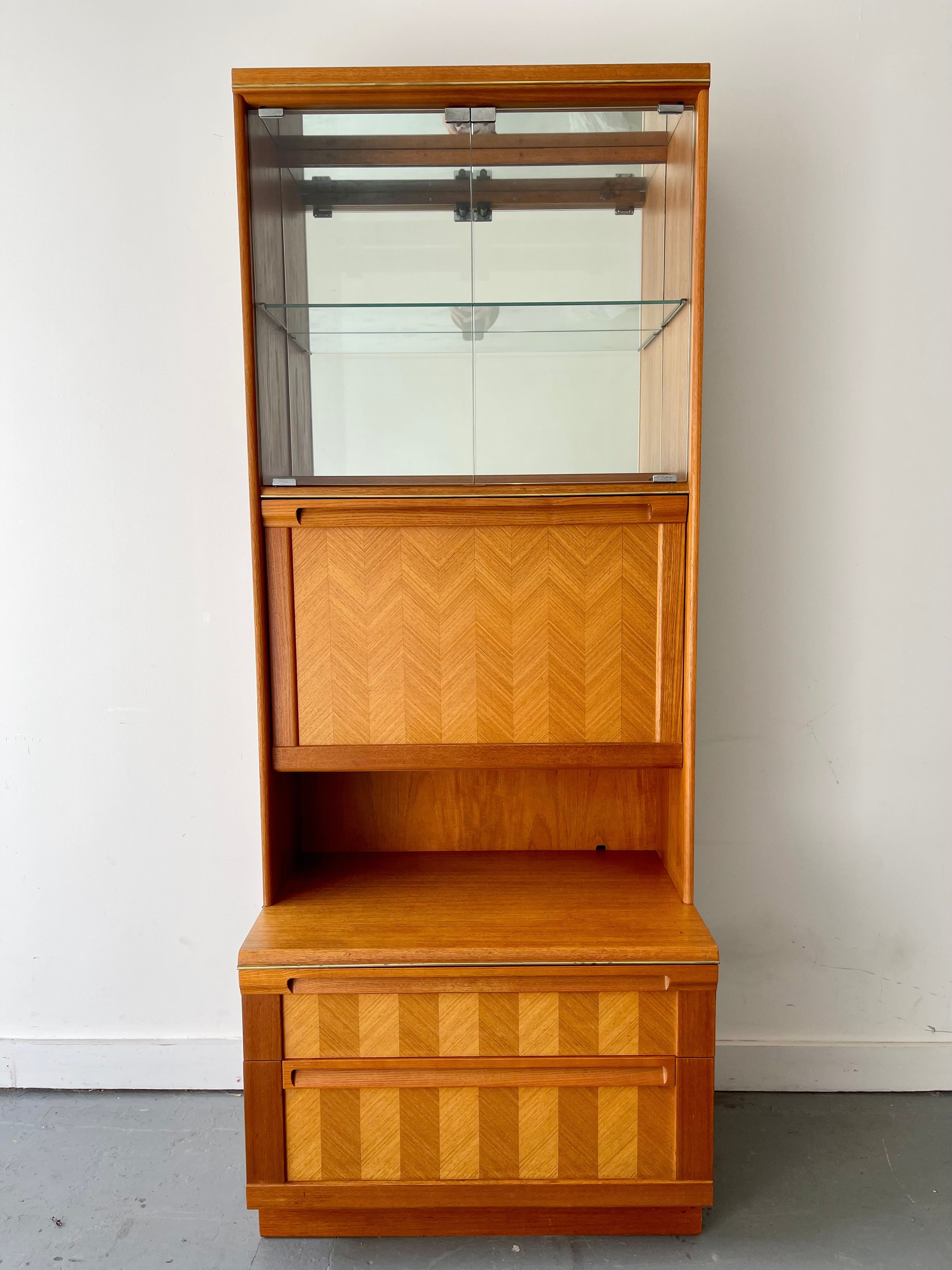 Vintage G Plan Teak Wall Unit Drinks Cabinet