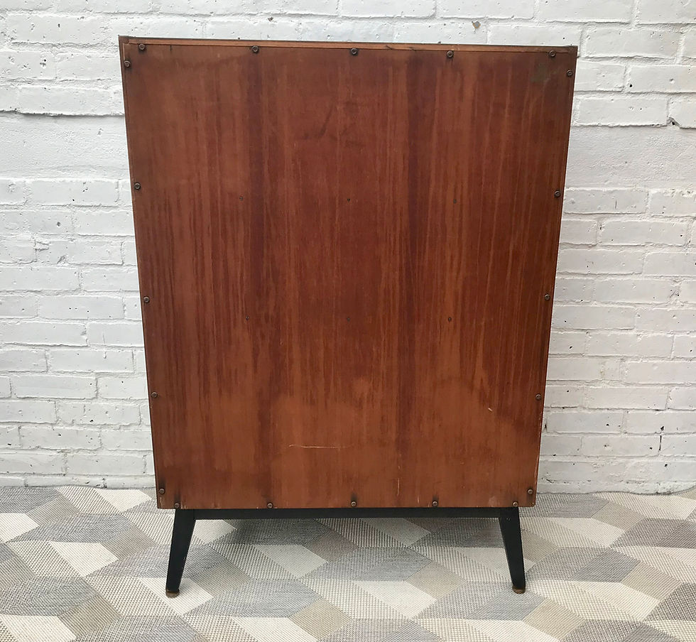 Miniature : Vintage Retro Bureau Cabinet #521