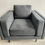 Miniatura: Contemporary Dark Grey Sandringham Armchair top