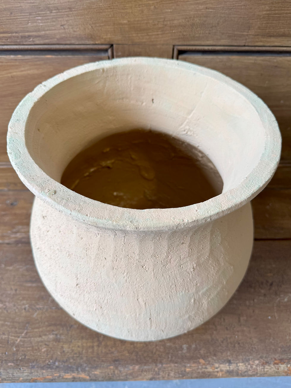 Miniature : Stone Pot Vase front corner