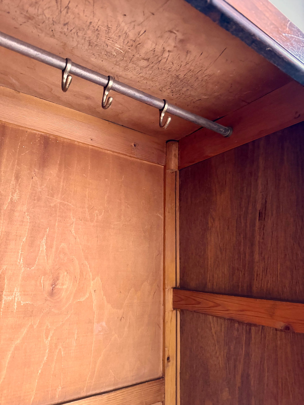 Thumbnail: Vintage Art Deco Style Single Wardrobe