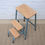 Miniatura: VINTAGE FOLDING STEPLADDER