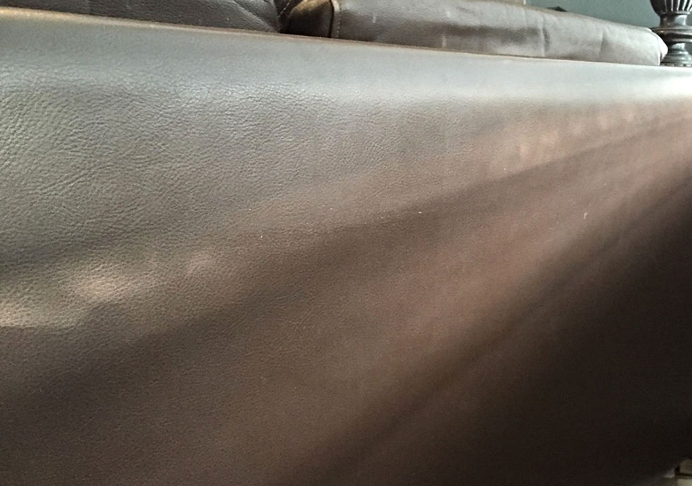 Miniature : 1970's DANISH BROWN LEATHER SOFA