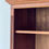 Miniature : Vintage Tall Thin Bookcase top corner