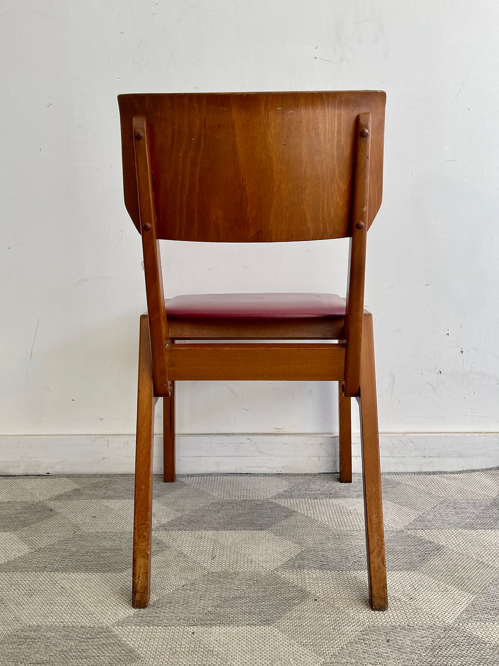 Miniatura: Vintage Stoe Ben Dining Chair back