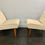 Thumbnail: Vintage Pair of Side Chairs Cintique White #955