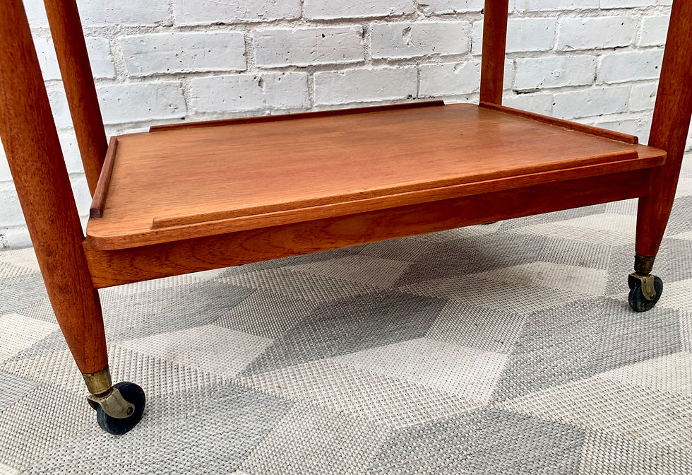 Thumbnail: Vintage Teak Drinks Trolley by White & Newton #D31