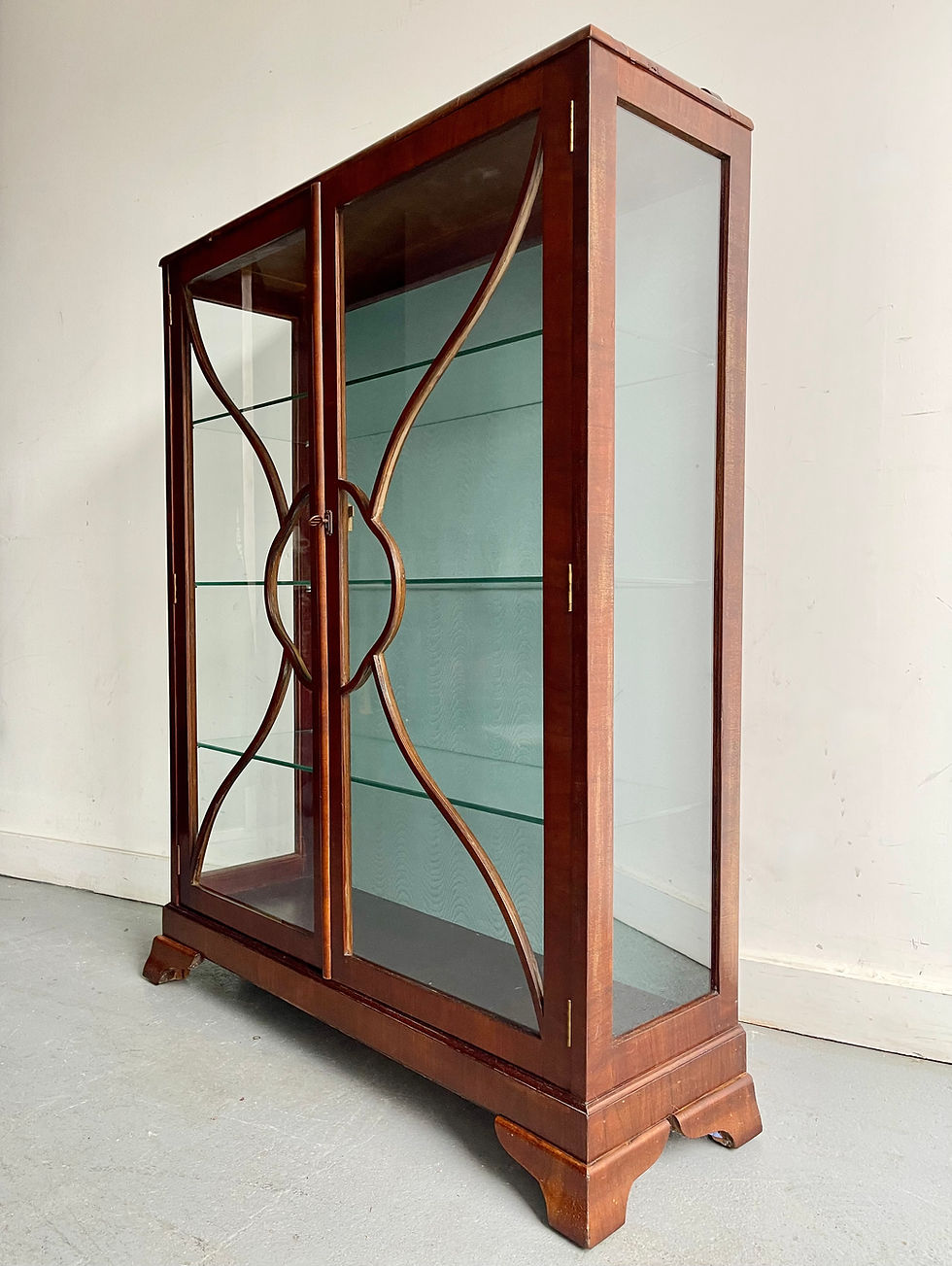 Miniatura: Art Deco Glass Display Cabinet