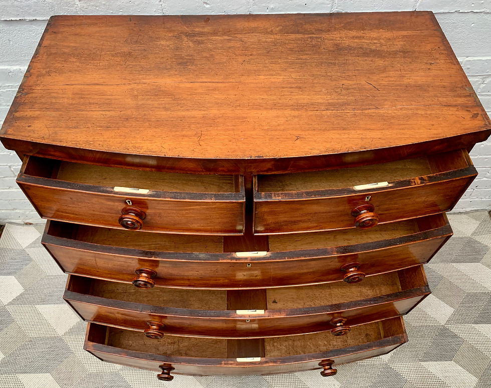 Miniature : Large Victorian Chest of Bedroom Drawers #977