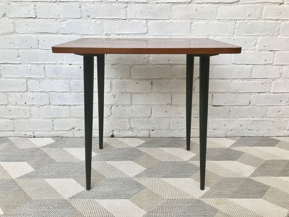 Miniatura: Vintage Retro Wooden Side End Table #457