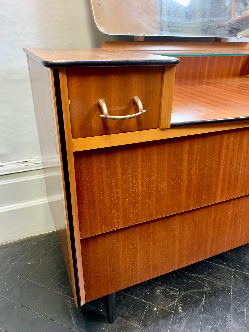 Miniatura: Vintage Dressing Table With Mirror Avalon #D2