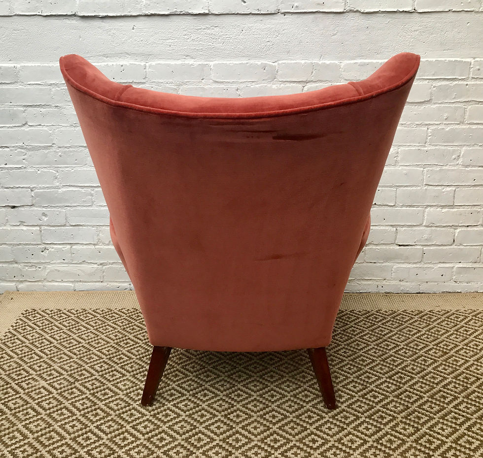 Miniatura: Wing Back Vintage Retro Armchair #351