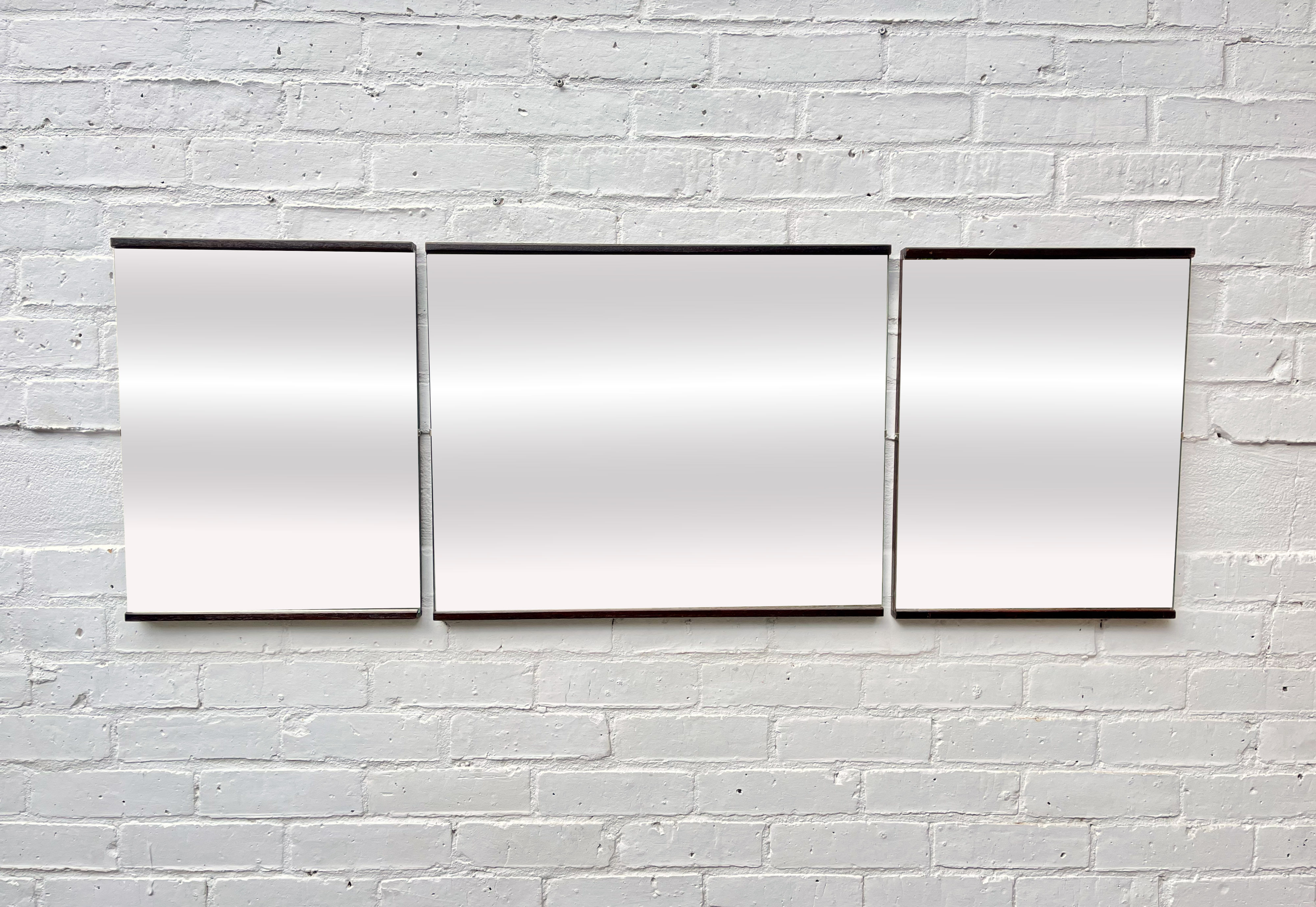 Set of 3 Vintage Wall Mirrors