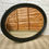 Miniatura: VICTORIAN BLACK OVAL MIRROR