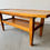 Miniatura: Vintage Wooden Coffee Table with Shelf right corner