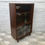 Miniature : Vintage Bookshelf Cabinet Glass Wood #699