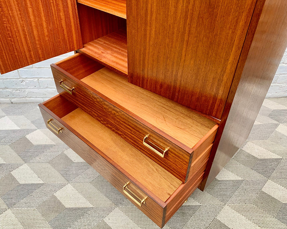 Thumbnail: Vintage G Plan Drawers Linen Cabinet Tallboy