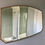 Miniatura: Vintage Wood Framed Art Deco Style Mirror #423