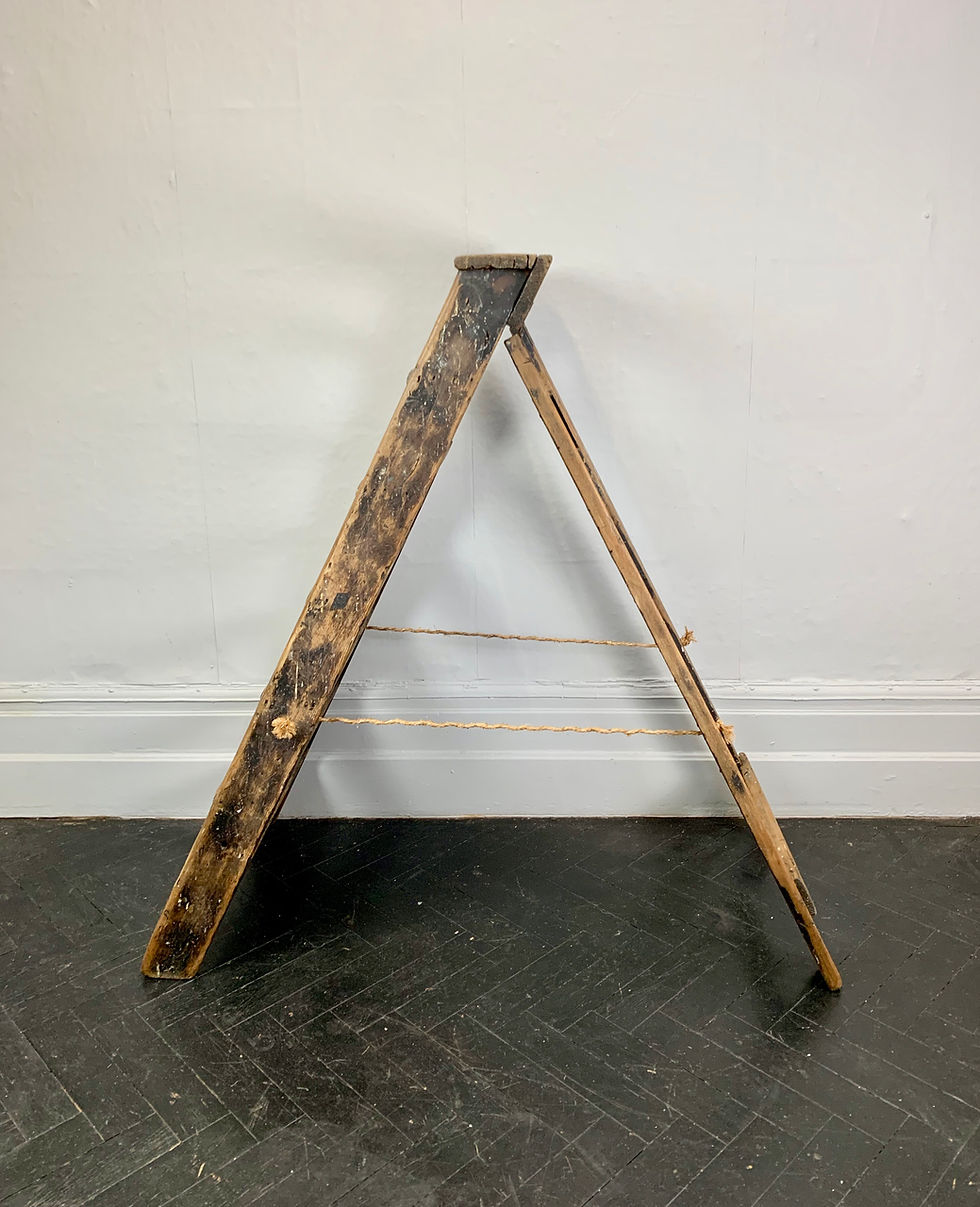 Miniatura: Vintage Wooden Ladder Shelving #925