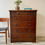 Miniature : Oak Arts and Crafts Chest of Bedroom Drawers