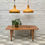Miniatura: Vintage Pendant Ceiling Lights Yellow Pair #517