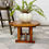 Miniatura: Vintage Small Wooden Asian Tea Table styled