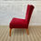 Miniature : RED COCKTAIL SIDE CHAIR