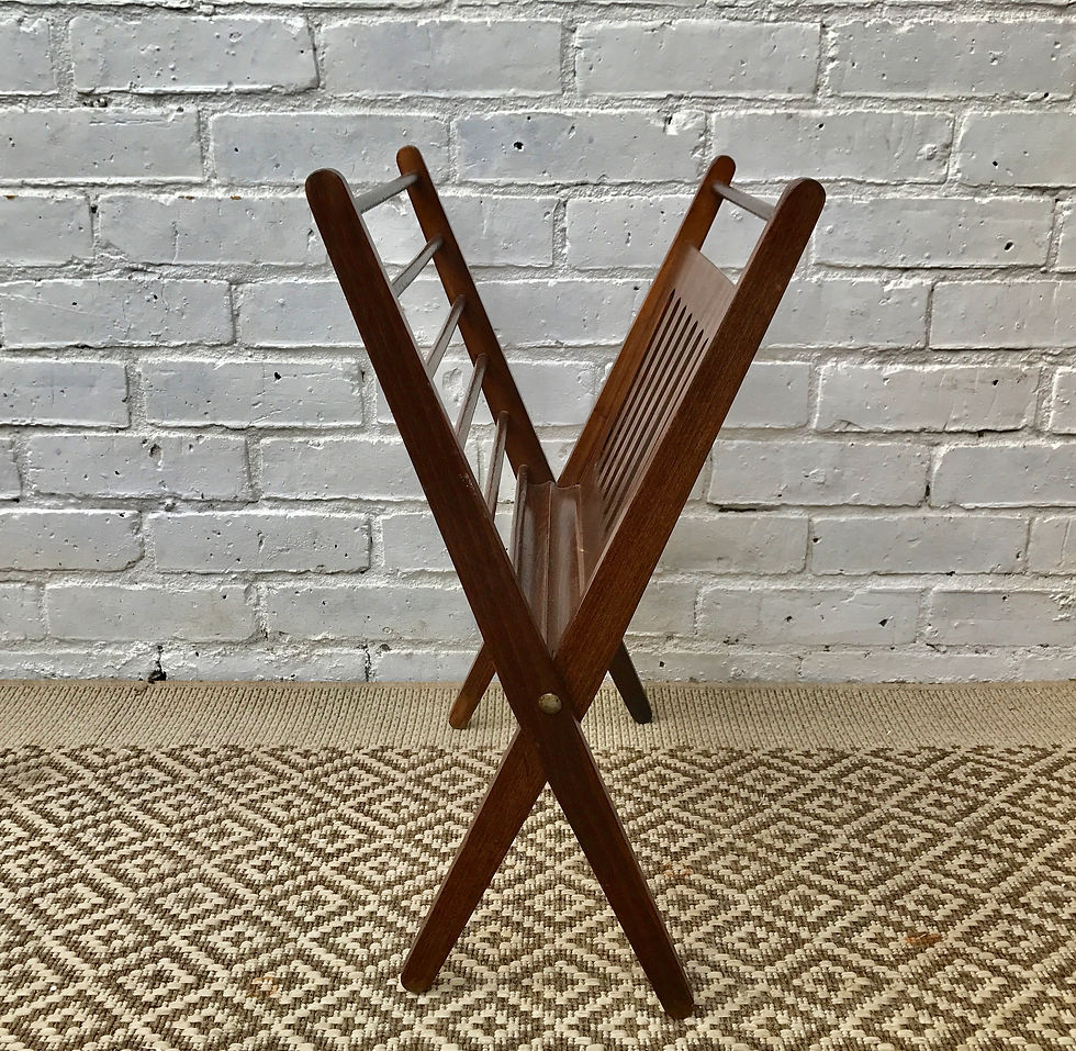 Miniatura: Mid Century Folding Magazine Rack #374