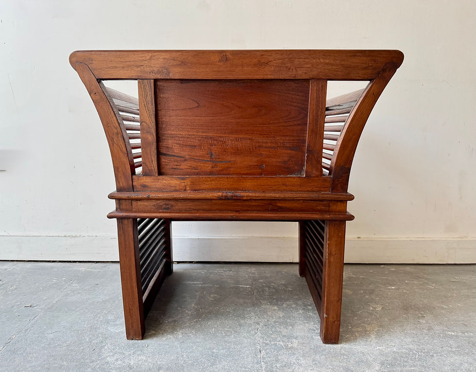 Miniatura: Sheesham Wood Armchair with Cushion back