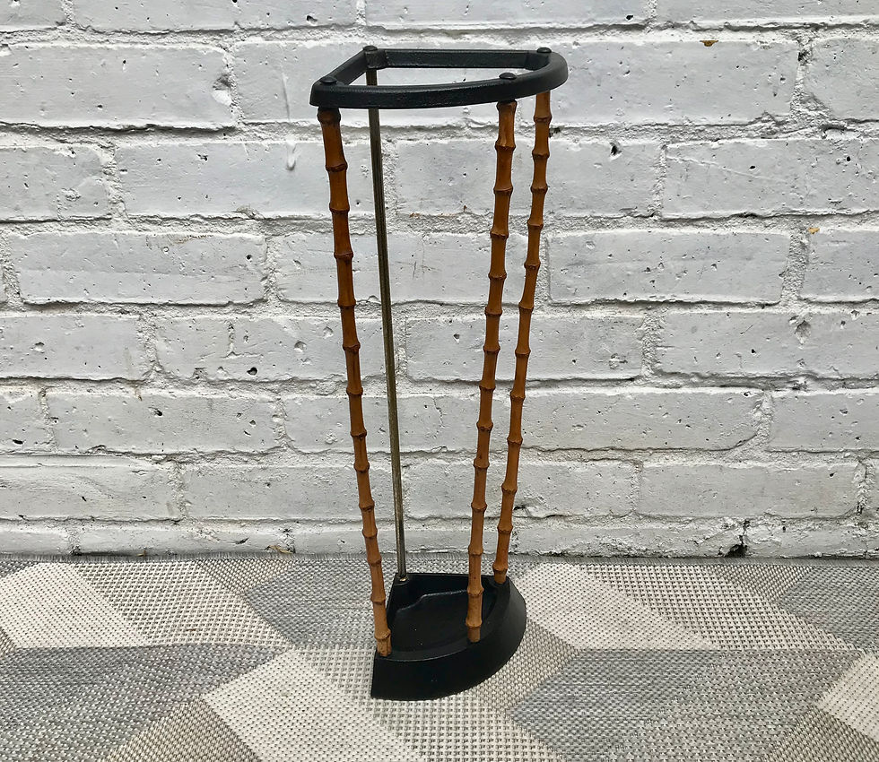 Miniatura: Victorian Vintage Umbrella Stand Bambu Cast Iron #659