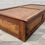 Miniature : Vintage Wooden Blanket Box Under Bed Storage