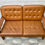 Miniature : Vintage Retro Wooden 2 Seater Sofa #563