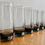 Miniatura: Vintage Drinking Glasses Smoked Glass Slovakia