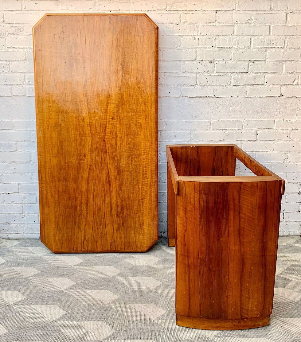 Thumbnail: Vintage Dining Table Art Deco Octagonal #D339