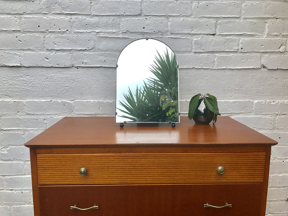 Miniatura: Small Vintage Dressing Table Mirror #431