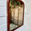 Miniatura: Vintage Antique Wall Mirror Mahogany Frame #D241