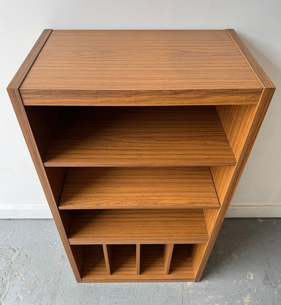 Miniature : Vintage HI-FI Cabinet with Vinyl Storage top