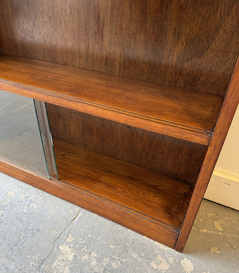 Miniatura: Vintage Glass Bookcase Cabinet