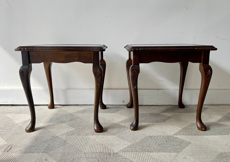Pair of Small Vintage Side Tables