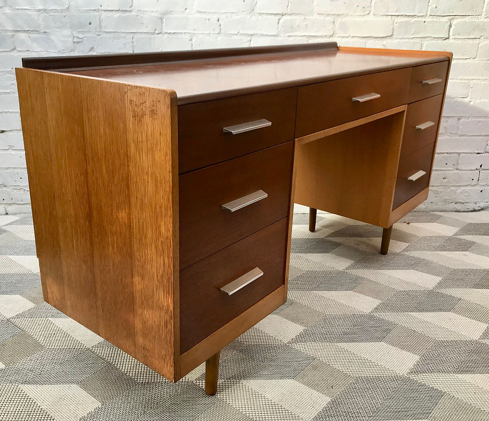 Miniatura: Vintage Retro Dressing Table Desk with Drawers #616
