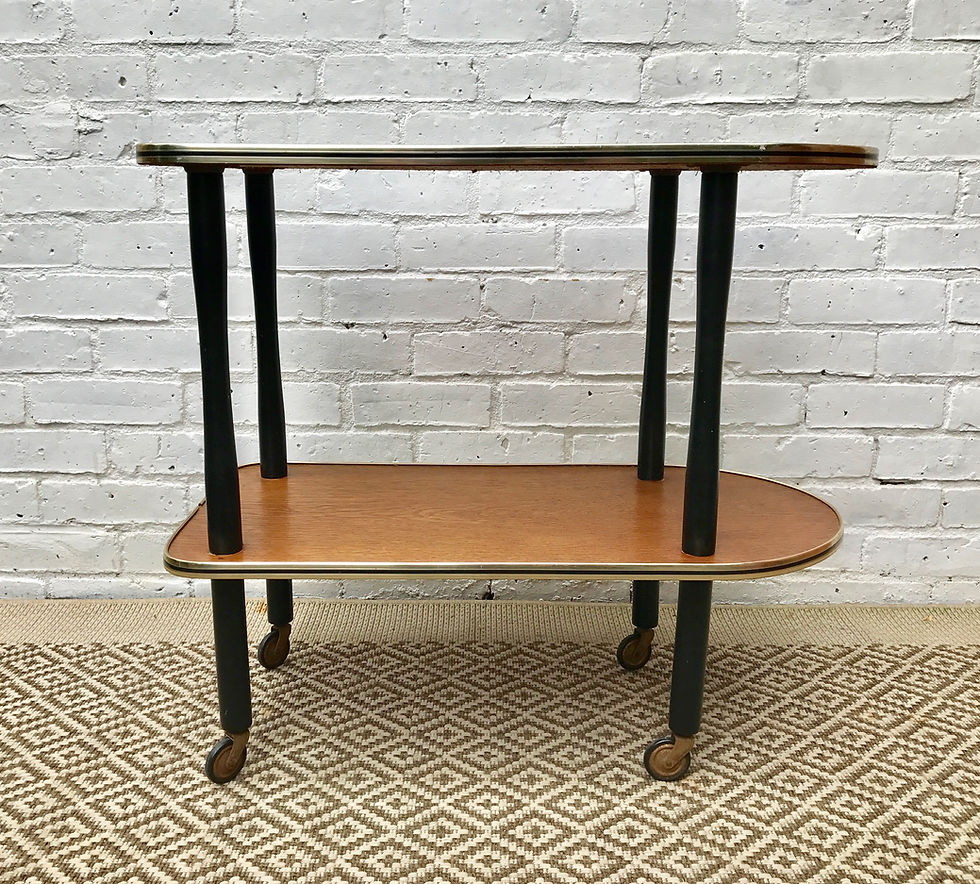 Miniature : Vintage Retro Drinks Tea Trolley #400