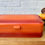 Thumbnail: Vintage Retro Orange Enamel Bread Bin #447