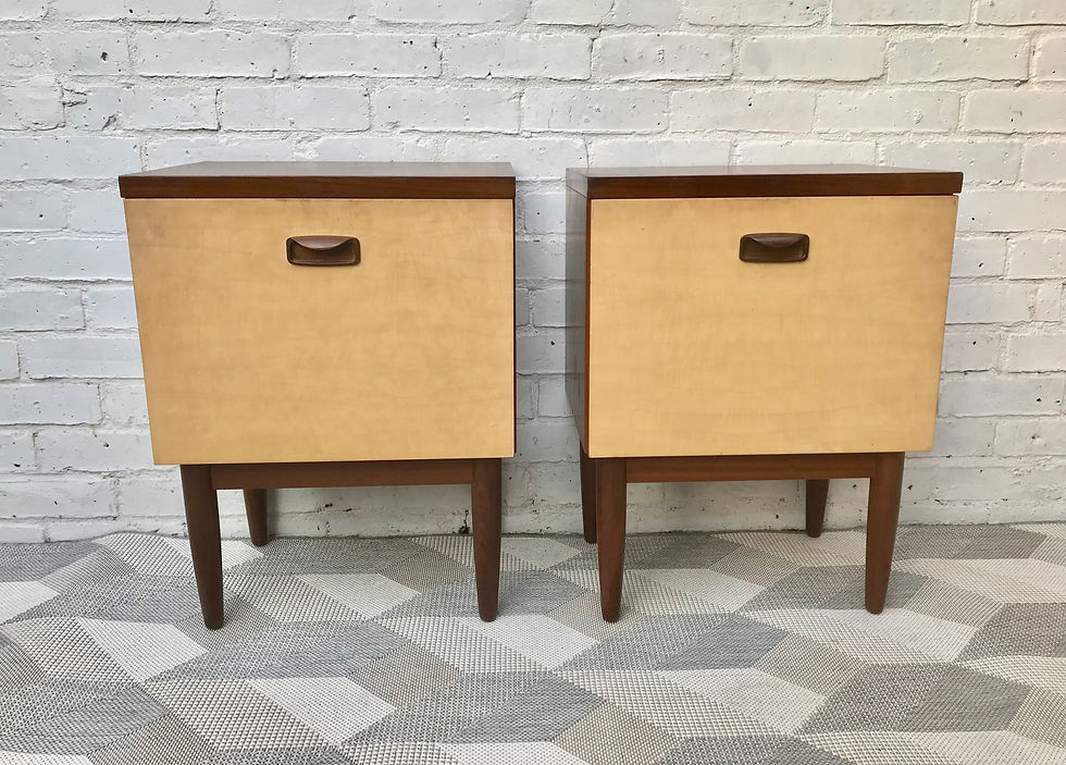 Miniatura: Pair of Vintage Retro Bedside Tables #511